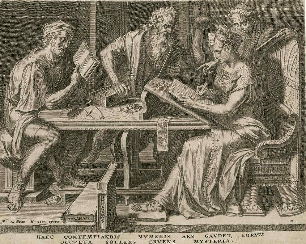 Los libros matemáticos de Frans Floris